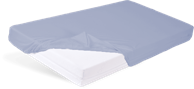 BABYMATEX Pamučna plahta s uzorkom, 70x140x10, plava