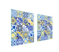 TMK Staklena zaštita za štednjak ili ploču za kuhanje 85x52, mosaic