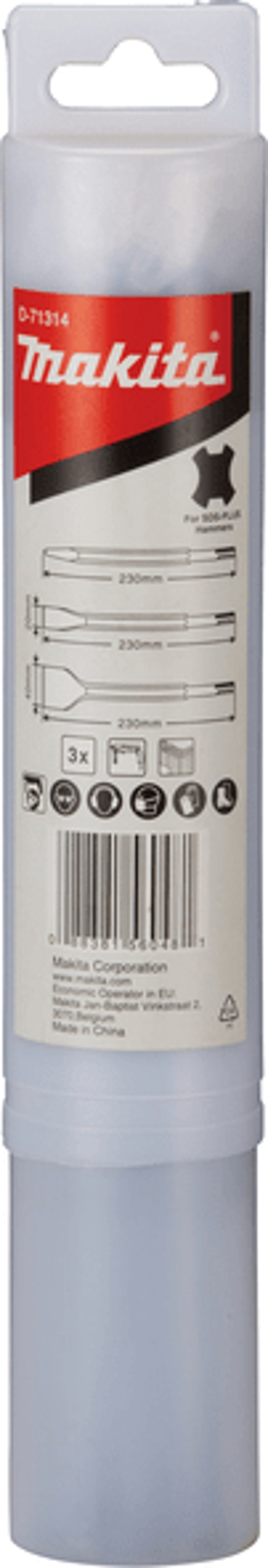 MAKITA Set dlijeta SDS-Plus trodijelni D-71314