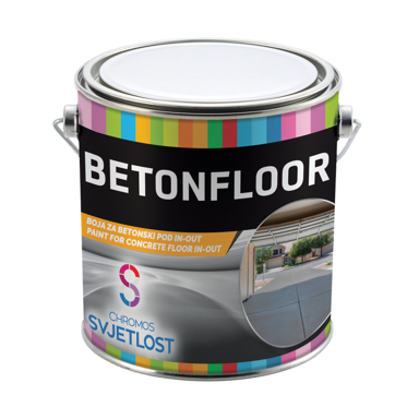 CHROMOS SVJETLOST Premaz za beton Betonfloor, grey white, 2.5 l