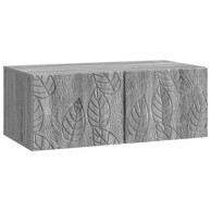 TV zidni ormar, 78,5 x 31 cm, konstruirano drvo, sonoma siva