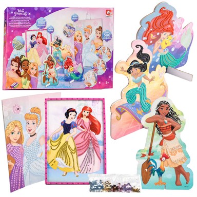 DISNEY Kreativni set za ljepljenje dijamanata Princeze