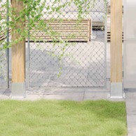 Postolja za stupove, kvadratna, 12 kom, 121x121 mm, pocinčani čelik