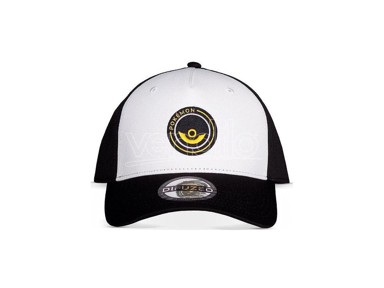 DIFUZED Podesiva kapa Pokemon, motiv Pokeball, crno-bijela