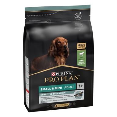 PRO PLAN Suha hrana za pse Small&Mini, Sensitive Digestion, OptiDigest, bogato janjetinom, 3 kg