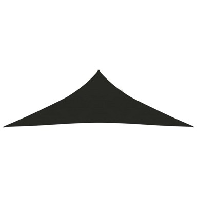 Jedro za zaštitu od sunca 160 g/m² 2.5 x 2.5 x 3.5 m HDPE, crna