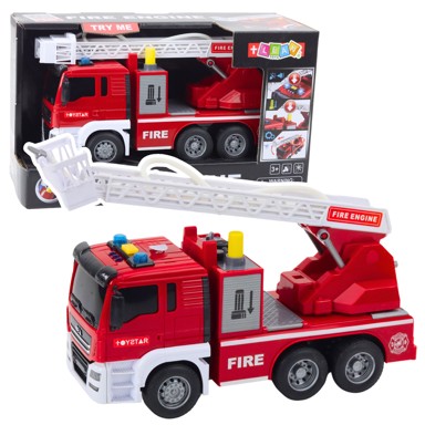 Vatrogasno vozilo, Fire Department, s vodom, svjetlom i zvukom, 1:14, crveni