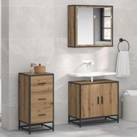 Komoda, hrast artisan, 35.5x35x76 cm 