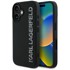 KARL LAGERFELD 3D gumena šljokica crna maskica za Apple iPhone 16