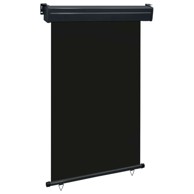 Balkonska bočna tenda 125x250 cm, crna