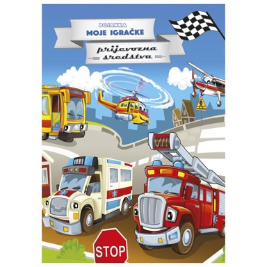 CONNECT Bojanka B5, 16 listova, prijevozna sredstva