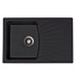 METALAC Sudoper standardni XGRANIT XQUADRO PLUS, crni