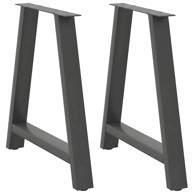 Noge stolića za kavu A-oblika 2 kom antracit 70x(72-73)cm čelik