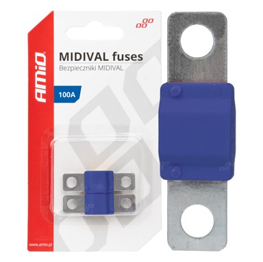 AMIO Set MIDIVAL auto osigurača, 100A, 2 kom, sivi
