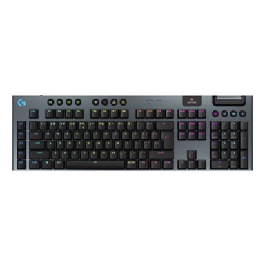 LOGITECH Gaming tipkovnica G915 X Clicky, RGB, mehanička, US Layout, USB, crna