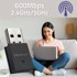 QOLTEC Bežični adapter Mini WiFi AC BT 4.0 USB 600 Mbps