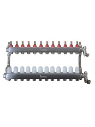 TERMA Podno razdjelnik Plus, s mjeračima protoka, 12 krugova