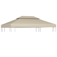 Zamjenski pokrov za sjenicu 310 g/m² bež 3 x 4 m
