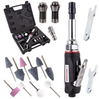 TECHNIC Pneumatska ravna brusilica s drškom 3,6 mm i prirubnicom 75 mm