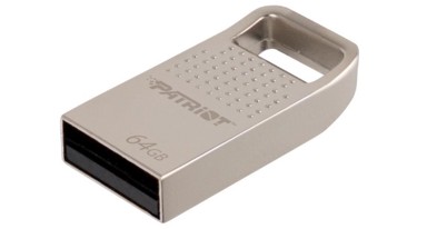 PATRIOT USB flash stick FLASHstick Tab200 64GB Type A USB 2.0, mini, aluminij, srebrna
