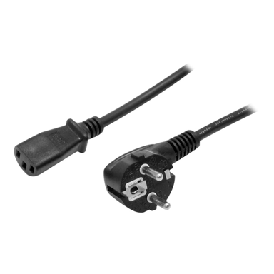 STARTECH Kabel za napajanje PXT101EUR, CEE7/7-C13, 1,8 m, crna