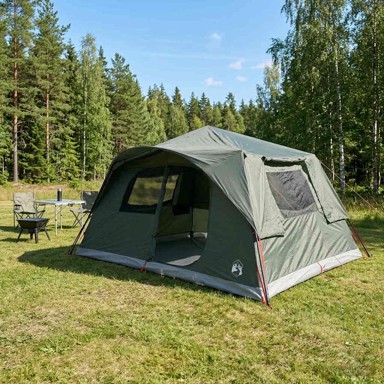 Instant šator s krovom 365 x 280 x 200 cm, maslinastozeleni
