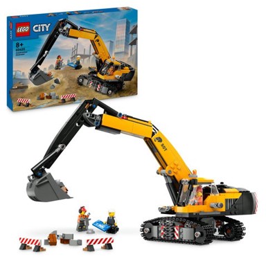 LEGO City Žuti građevinski bager 60391