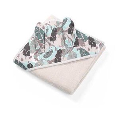 BABYONO Ručnik pamuk, 100x100 cm, Bunny ears, sivi