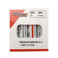 NEW GO ON Alkalna baterija LR03 AAA 4/1 COLORED BOX