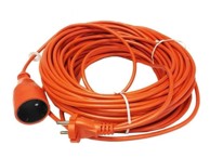 AWTOOLS Vrtni produžni kabel s jednostrukom utičnicom 20 m bez uzemljenja 2 x 1,0 mm 10 A 230 V 2500 W