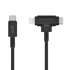 HYPER Kabel HyperJuice, USB-C/Lightning, 60W, 1.5 m, crni