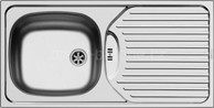 PYRAMIS Sudoper E860, inox, 860 × 435 mm