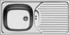 PYRAMIS Sudoper E860, inox, 860 × 435 mm