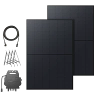 ANKER SOLIX RS40P Balkonski solarni sustav, 2×445W panel + 800W mikroinverter + nosači