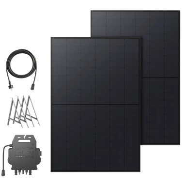 ANKER SOLIX RS40P Balkonski solarni sustav, 2×445W panel + 800W mikroinverter + nosači