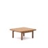 KAVE HOME Vrtni stol od masivne tikovine 70x70 cm Turqueta