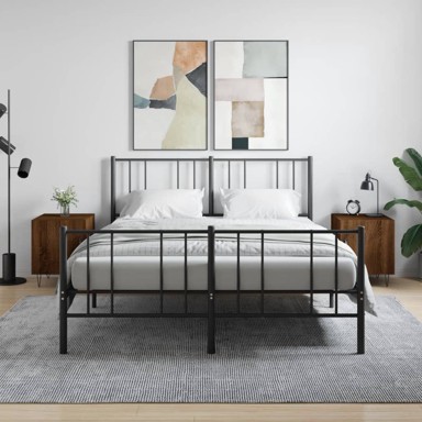 Noćni ormarići 2 kom boja smeđeg hrasta 40 x 40 x 50 cm drveni