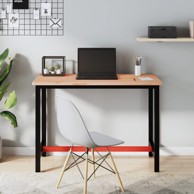 Radni stol, 115 x 55 x 81,5 cm, od masivne bukovine i metala