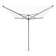 BRABANTIA Vrtna sušilica za rublje u srebrnoj boji 50 m Topspinner