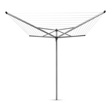 BRABANTIA Vrtna sušilica za rublje u srebrnoj boji 50 m Topspinner