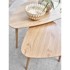 UNIQUE FURNITURE Stolići za kavu Adda set 2 kom 70x100 cm u dekoru hrasta u prirodnoj boji