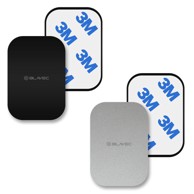 BLAVEC Metalna ploča za magnetni držač mobitela 2kom, crna srebrna