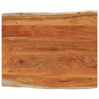 Stolna ploča, 120 x 40 x 3.8 cm, masivno drvo manga sa živim rubom, prirodna