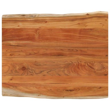 Stolna ploča, 120 x 40 x 3.8 cm, masivno drvo manga sa živim rubom, prirodna