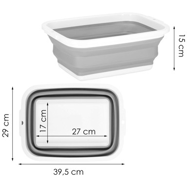 Posuda sklopiva 40x29x15,5 cm, 8,5 l
