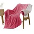 NIKCORP Deka, imitacija janjeće vune, dvostrana, periva u perilici, dimenzije 125 × 150 cm, roza boja
