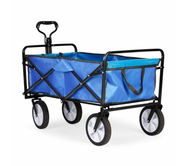 Sklopiva velika kolica za plažu, plava