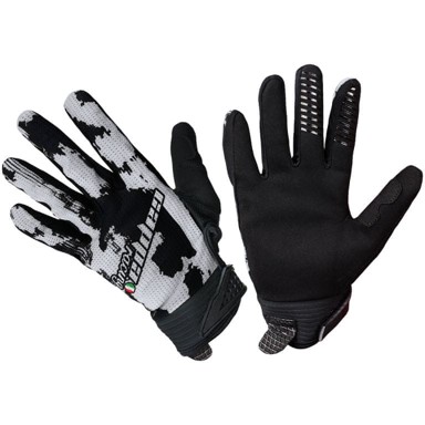 CAPPA RACING Rukavice za motor Clermont, tekstilne, kratke, crne/sive, 3XL