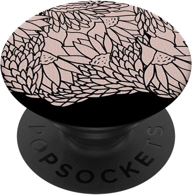 SUNFLOWER PopSockets držač za telefon i tablet, Suncokreti mandala geometrijski uzorak