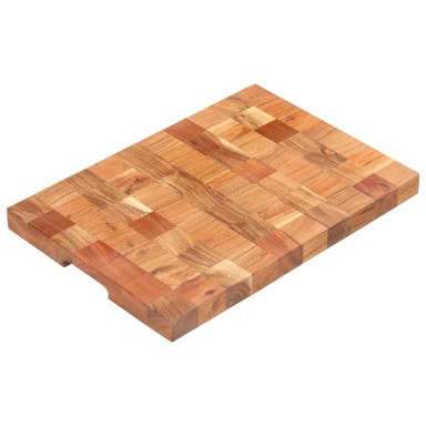Daska za rezanje 40 x 30 x 3,8 cm, masivno bagremovo drvo